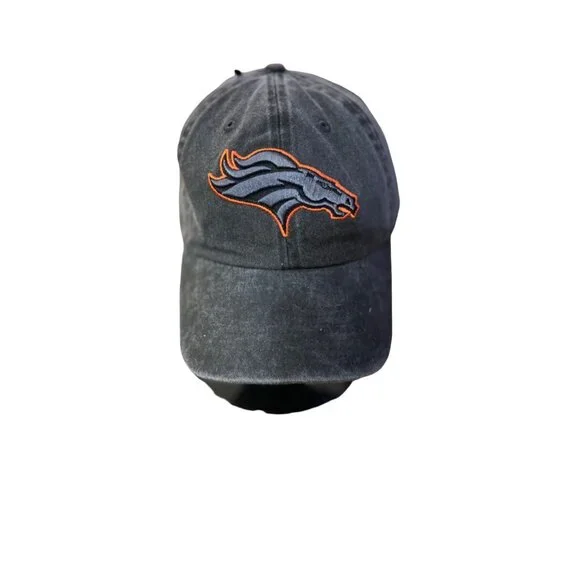 Denver Broncos Baseball Cap New with Defects NFL Team Apparel Adjustable - Picture 5 of 16